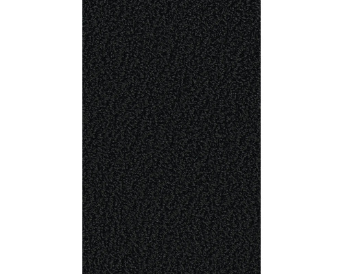 Schwarzer Teppich mit Noppenstruktur