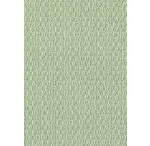 Nahaufnahme eines grünen Teppichs mit Schlingenstruktur.