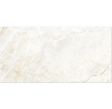 Nahaufnahme einer hellen Marmorfliese mit natürlicher Maserung