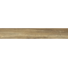 Nahaufnahme einer Bodenfliese in Holzoptik