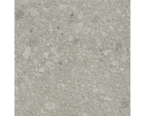 Nahaufnahme einer grauen Bodenfliese mit gesprenkelter Textur