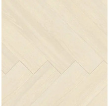 Boden mit verlegten Fliesen im Fischgrätmuster