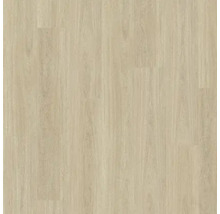 Nahaufnahme von Vinylboden in Holzoptik.