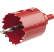 Wolfcraft Lochsäge mit Zentrierbohrer, Durchmesser 45 Millimeter