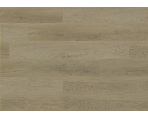 Bodenbelag in Holzoptik mit sichtbarer Maserung und Astlöchern in Form von Planken.