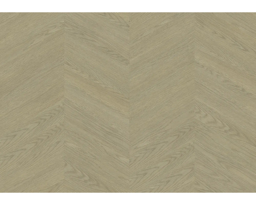 Bodenbelag aus Holz oder Laminat mit Chevron-Muster und natürlicher Holzmaserung.