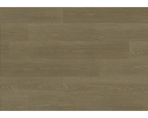 Vinylboden oder Laminat in Holzoptik mit feiner Maserung in Braungrau.