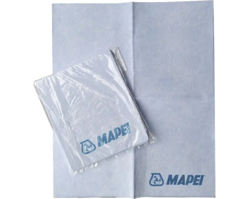 Mapei Logo auf Verpackung und Broschüre