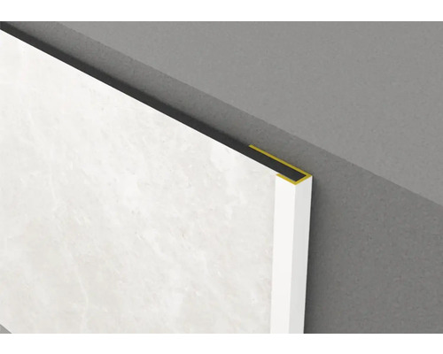 Fliesenabschluss mit Kantenschutzprofil