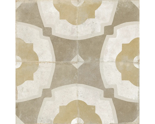 Dekorative Bodenfliese mit Muster