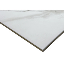 Einzelne Keramikfliese mit Marmoroptik