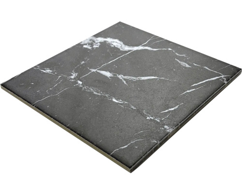 Quadratische Fliese mit Marmoroptik