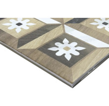 Dekorfliese mit Blumenmuster