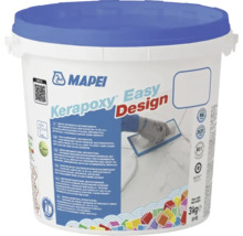 Eimer mit Epoxidharzfugenmörtel von Mapei, geeignet für Fugenbreiten von 1 bis 15 Millimeter