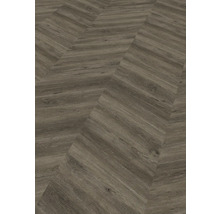 Verlegtes Vinylparkett im Fischgrätenmuster