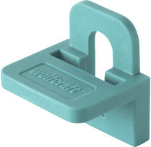 Wolfcraft Befestigungsclip aus Kunststoff für Fußleisten