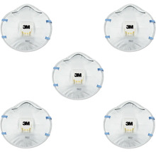 Mehrere 3M Atemschutzmasken der Serie 8822 mit Ausatemventil