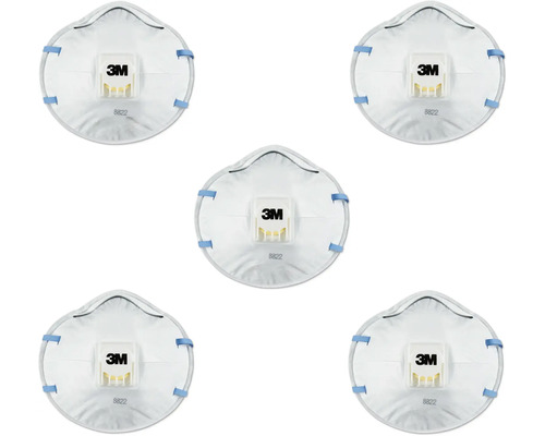 Mehrere 3M Atemschutzmasken der Serie 8822 mit Ausatemventil