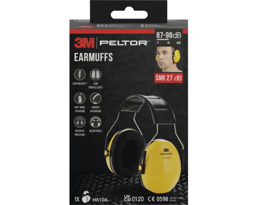 3M Peltor Kapselgehörschützer auf der Verpackung
