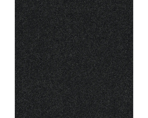 Detailansicht eines schwarzen Teppichs.