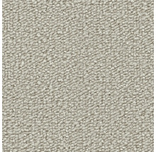 Nahaufnahme eines beigen Teppichs.