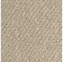 Nahaufnahme eines beigefarbenen Teppichbodens