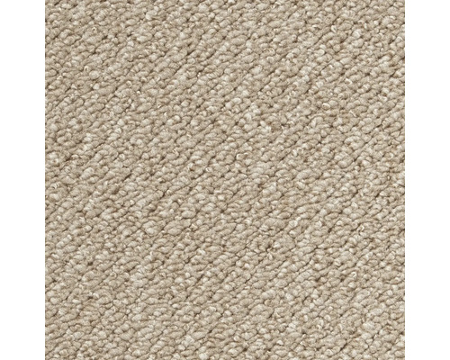 Nahaufnahme eines beigefarbenen Teppichbodens