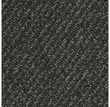 Nahaufnahme eines grauen Teppichs.