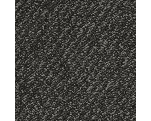 Nahaufnahme eines grauen Teppichs.