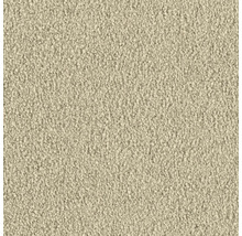 Nahaufnahme eines beigen Teppichs mit Schlingenstruktur