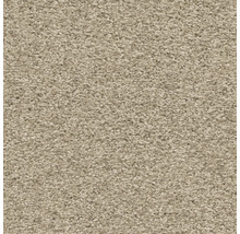 Nahaufnahme eines beigen Teppichs.