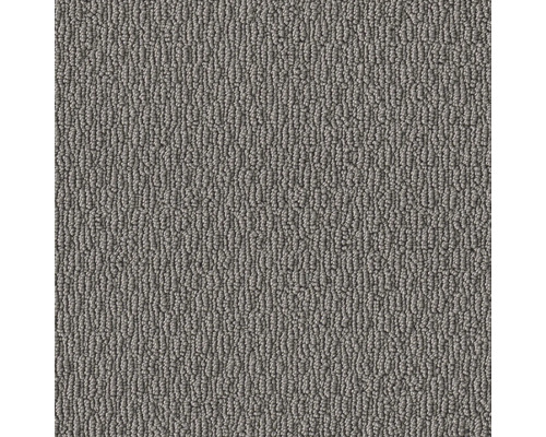 Detailaufnahme eines grauen Teppichbodens.