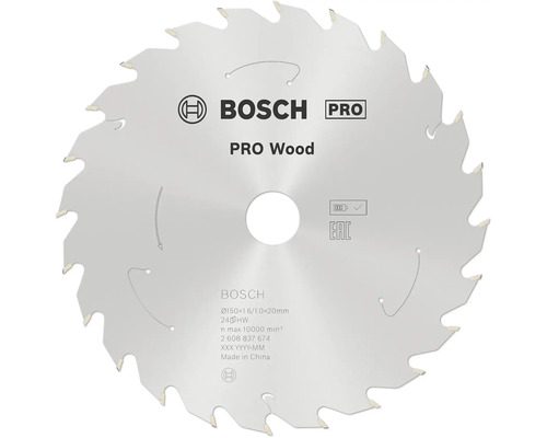 Bosch Pro Holzsägeblatt mit 150 Millimeter Durchmesser