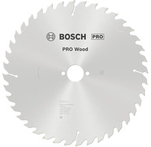 Bosch Kreissägeblatt PRO Wood für Holz mit 40 Zähnen und einem Durchmesser von 254 Millimetern.