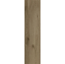 Laminatboden in Holzoptik mit Maserung und Astlöchern.