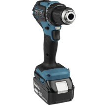 Makita Akku-Bohrschrauber DDF485 mit 18 Volt Lithium-Ionen Akku, Schnellspannbohrfutter, LED Arbeitslicht und Drehmomenteinstellung.