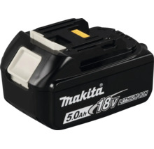 Schwarzer Makita Akku 18 Volt 5,0 Amperestunden Lithium-Ionen