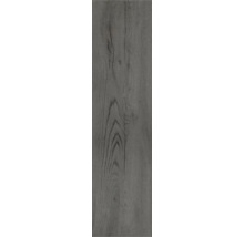 Laminatboden mit Holzoptik in dunkler Ausführung, zeigt markante Maserung und natürliche Holzstrukturen.