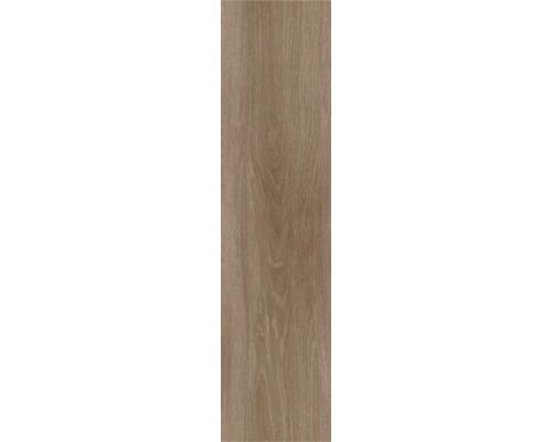 Bodenfliese in Holzoptik mit natürlicher Maserung im Dielenformat.