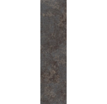 Teppichboden mit Schlingenoberfläche und grau-braunem marmoriertem Muster.