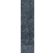 Struktur eines melierten blauen Teppichbodens mit Kurzflor.