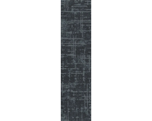 Strukturierter Teppichboden mit abstraktem geometrischem Muster aus sich kreuzenden grauen Linien.