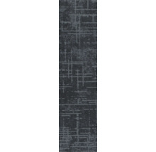 Teppichfliese in Grau mit linearem Muster und Textiloberfläche für Bodenbeläge.