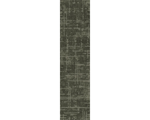 Strukturierte Teppichfliese mit linearem Gittermuster.