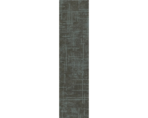 Graue Teppichfliese mit Schlingenpol und linearem geometrischem Muster.