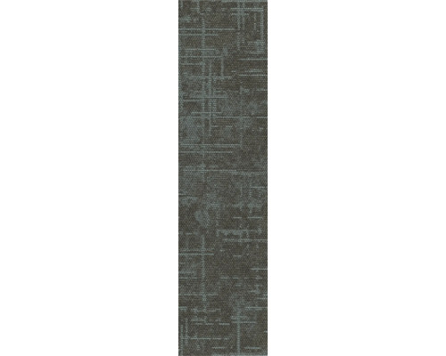 Strukturierte Teppichfliese mit abstraktem Gittermuster aus feinen Linien.