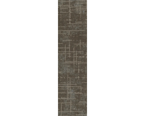 Teppichfliese mit strukturiertem Linienmuster.