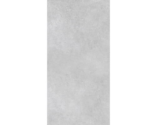 Feinsteinzeugfliese in Betonoptik für Wand und Boden, Grau, matte Oberfläche.