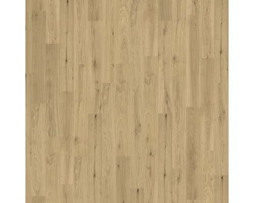 Laminatboden mit natürlicher Holzmaserung und sichtbaren Astlöchern.