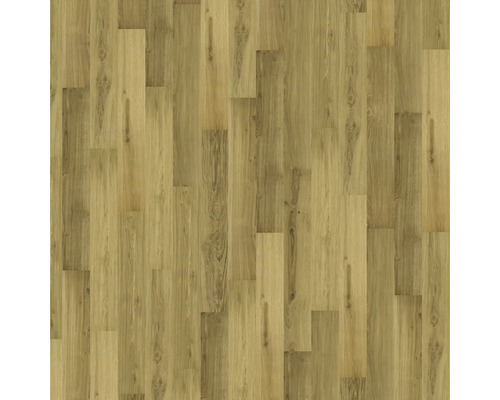 Laminatboden in Eichenoptik mit Schiffsboden-Muster und natürlicher Maserung.